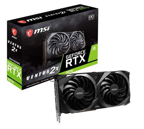 msi geforce rtx 3070 ventus 2x oc.